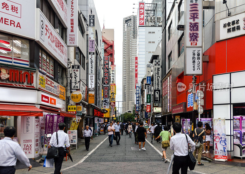 东京街景-新宿