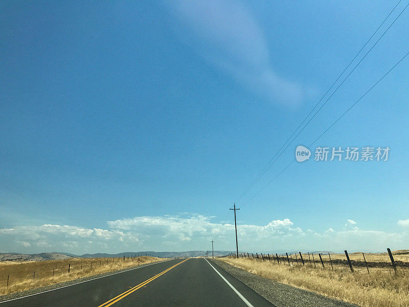 沙漠景观与道路