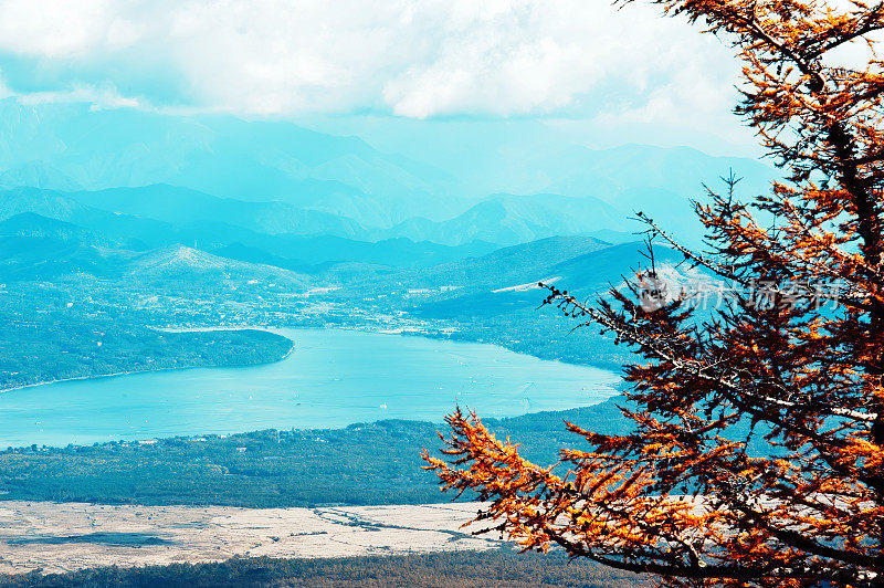 日本富士山第五站的景色