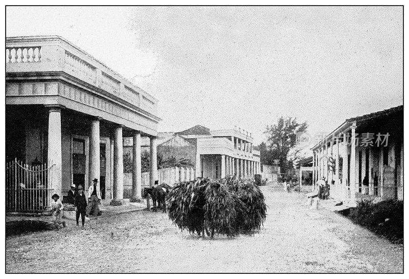 古黑白照片:古巴马里亚瑙