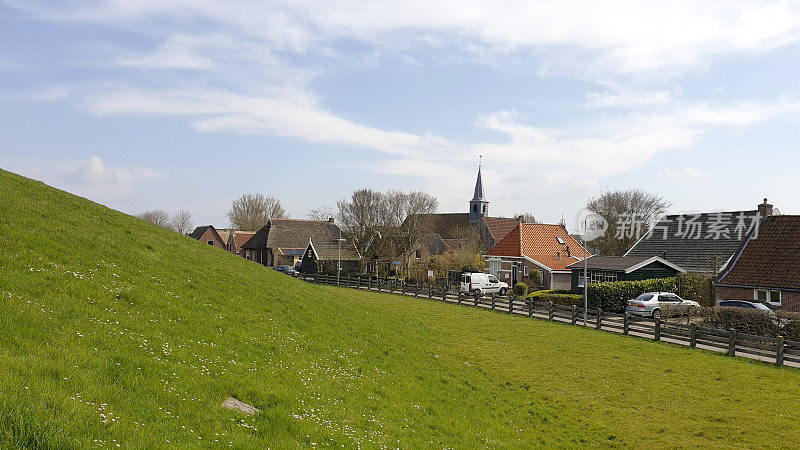 荷兰海边的一个小村庄