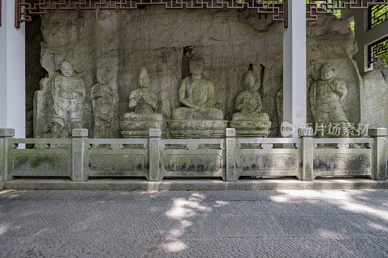 金代石雕佛像，杭州，中国