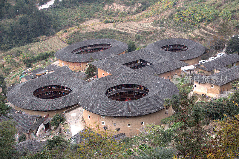 中国福建省天楼坑土楼群