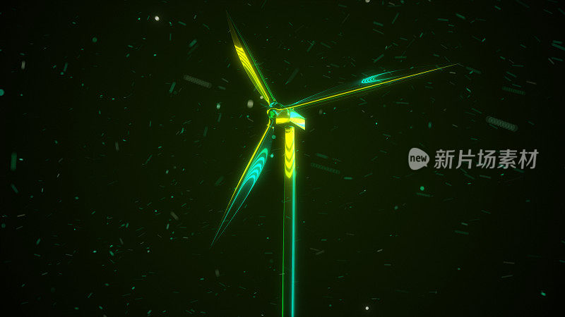 可再生能源绿色清洁能源风力发电机