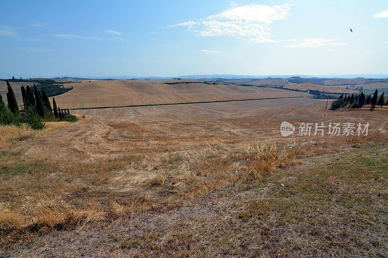 锡耶纳省的克里特岛塞内西风景