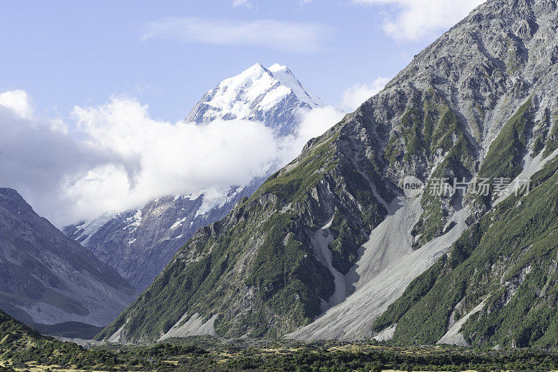 新西兰库克山奥拉基山