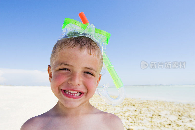 孩子Snorkler