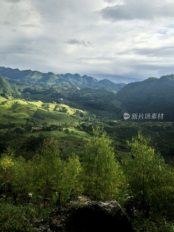 农业田顶天景观