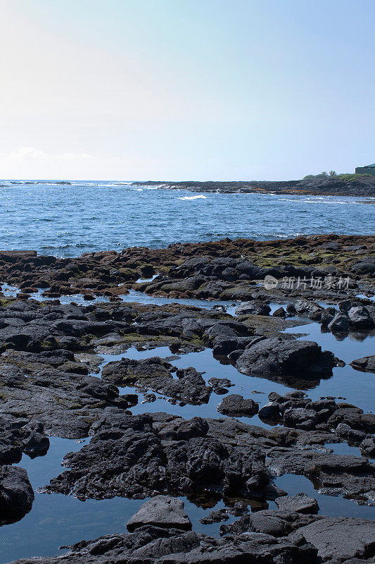 夏威夷南部海岸线