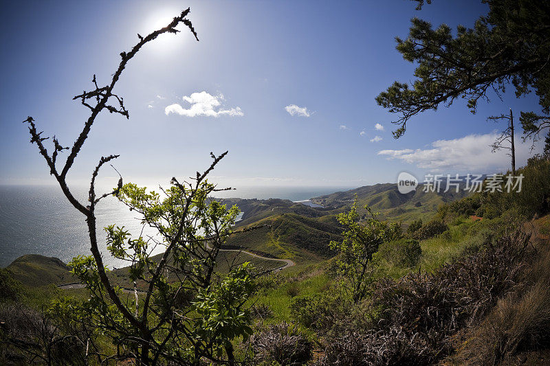 加州马林海角景观