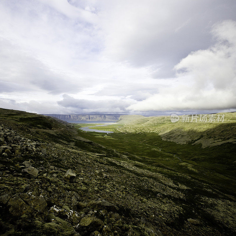 冰岛Westfjords前景