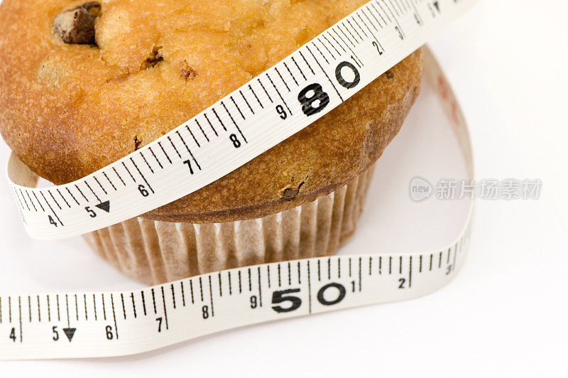 用卷尺测量松饼