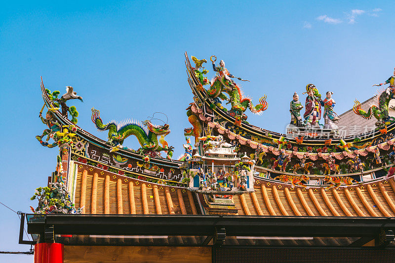 台南文庙屋顶细节