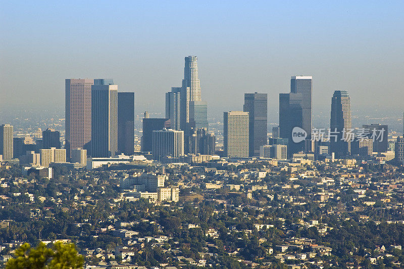 洛杉矶市中心和郊区