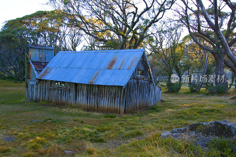 华莱士小屋，阿尔卑斯山国家公园，澳大利亚维多利亚