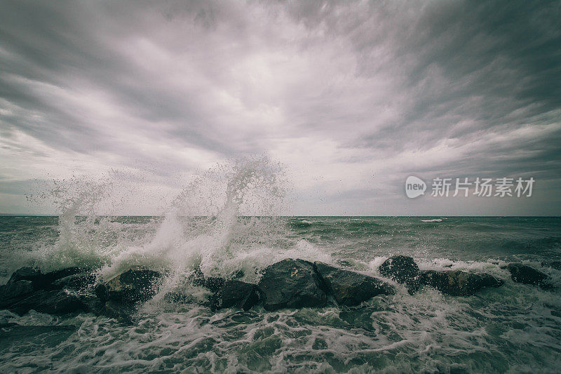 海滩、级、意大利