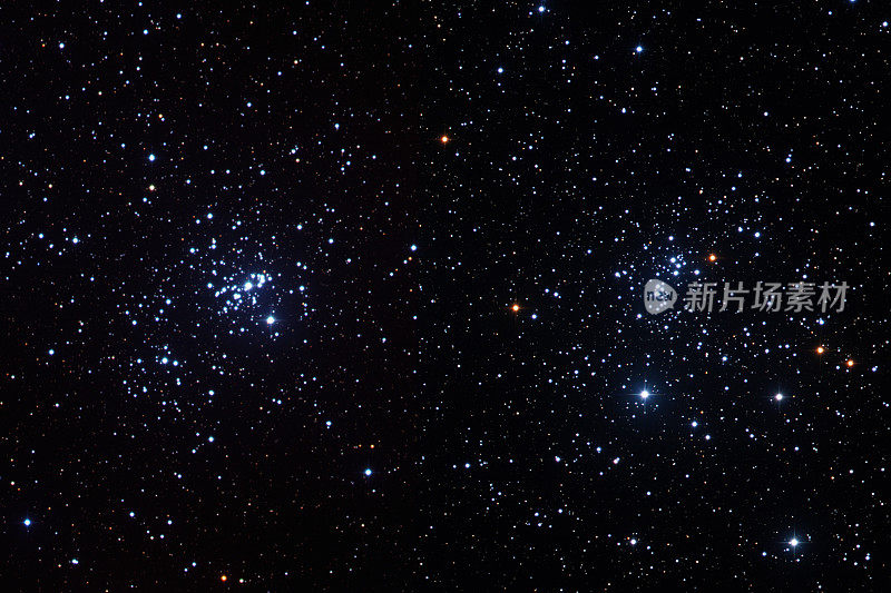 英仙座双星团(NGC869和NGC884)