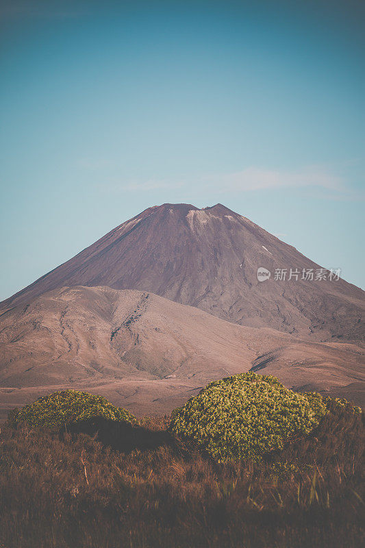 新西兰汤加里罗国家公园的火山