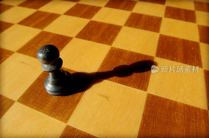 国际象棋系列-独自(黑色)