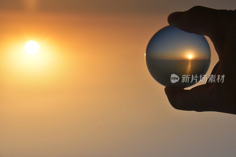 概念-日落水晶球