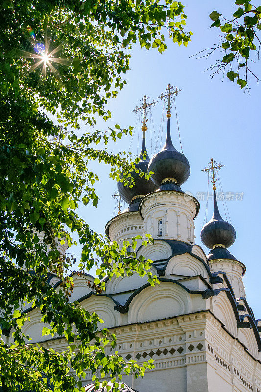 圣安提皮教堂(安提皮夫斯卡娅教堂)的圆顶，俄罗斯，苏兹达尔