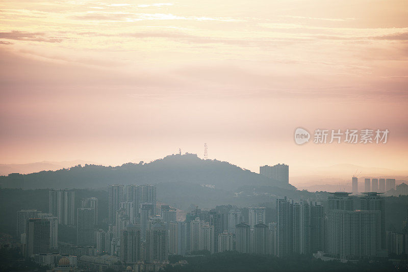 城市天际线-吉隆坡全景