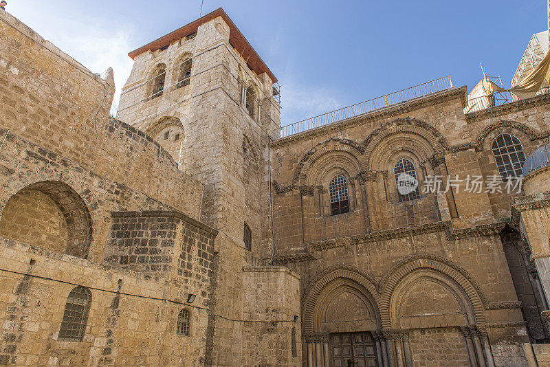 以色列耶路撒冷城锡安山的一座古老建筑。