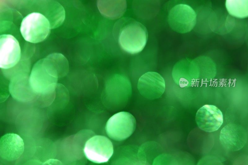 绿色背景，散焦抽象绿色散焦模糊圆光背景