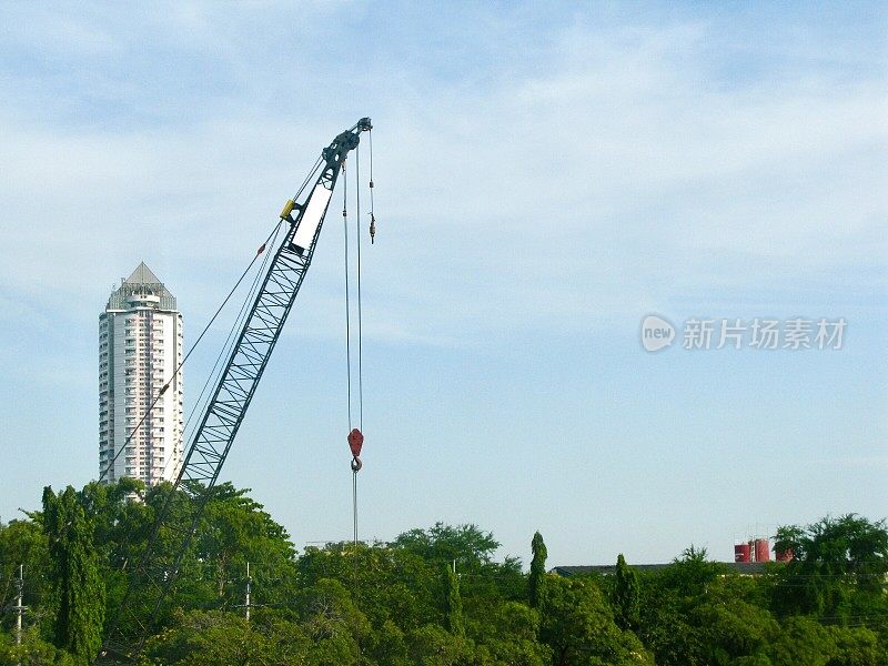 脚手架吊车和起重机上的滑轮