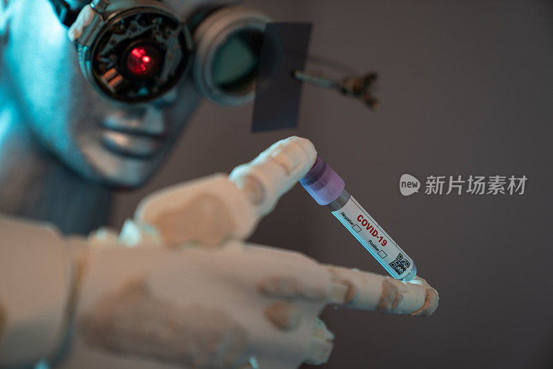 仿人机器人在未来场景中检测Covid-19血液样本