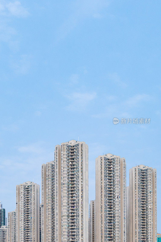 香港新界荃湾的住宅大厦