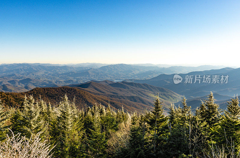 来自克林曼斯圆顶的大烟山