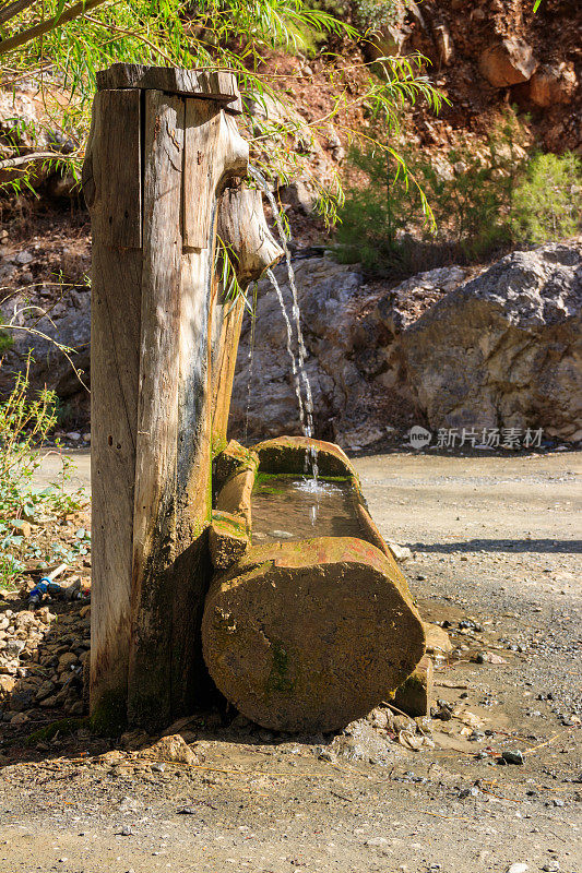 饮用水源Goynuk峡谷安塔利亚省，土耳其