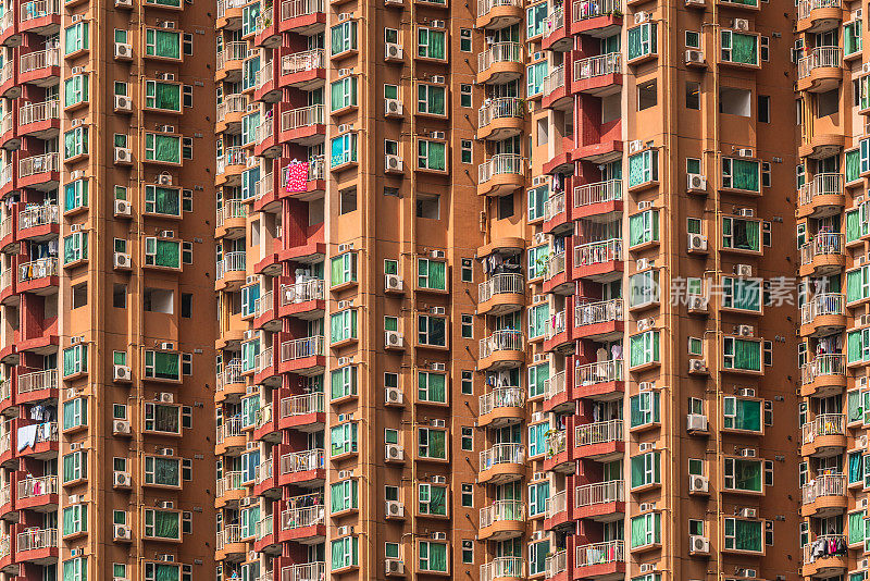 香港的高层住宅大厦