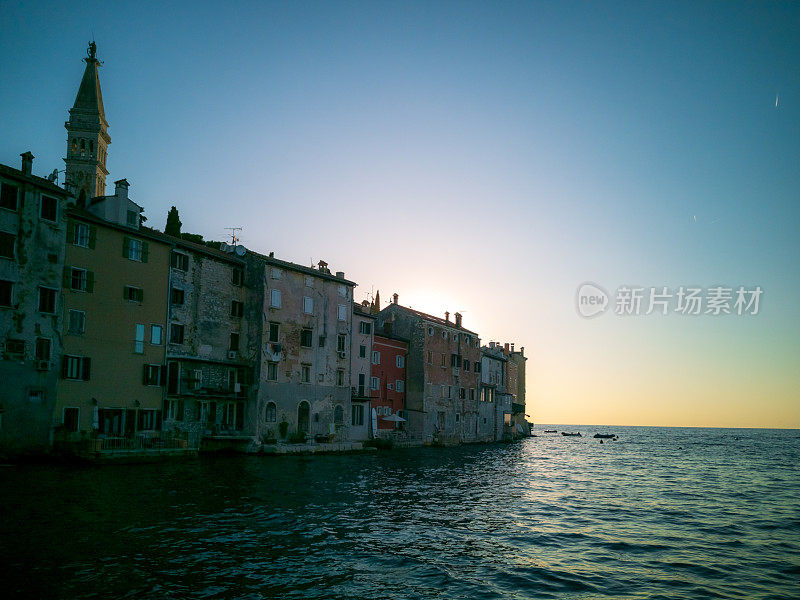 日落在Rovinj