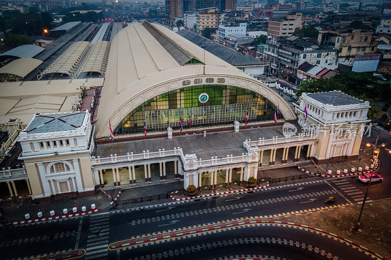 泰国曼谷的华兰芳火车站