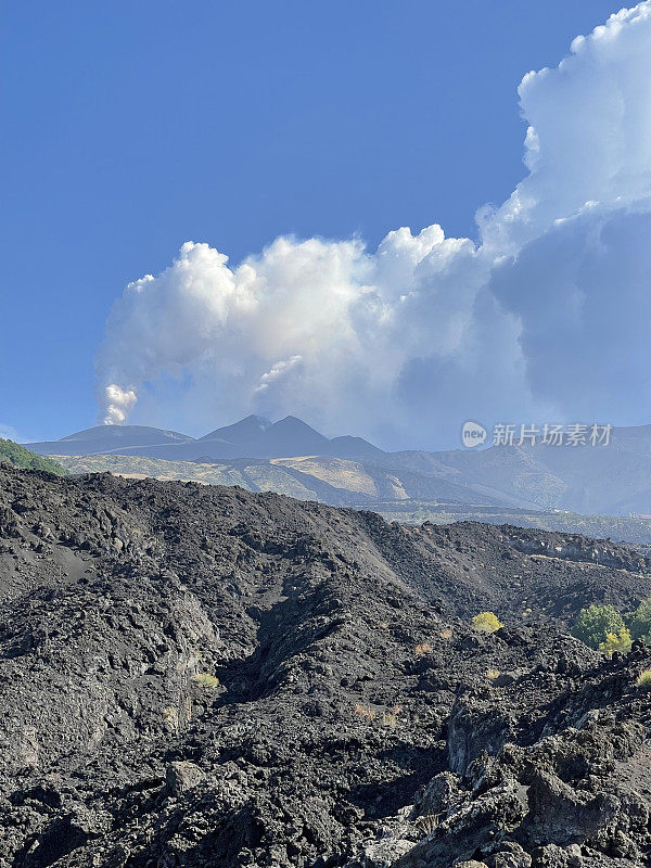 西西里岛埃特纳火山,
