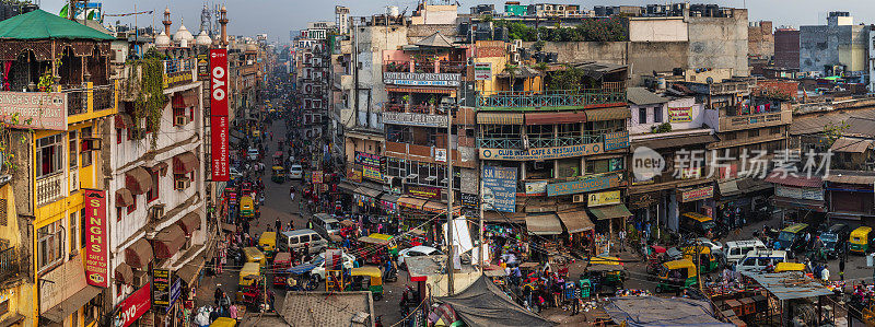 城市生活——巴扎尔，帕哈尔甘，印度新德里