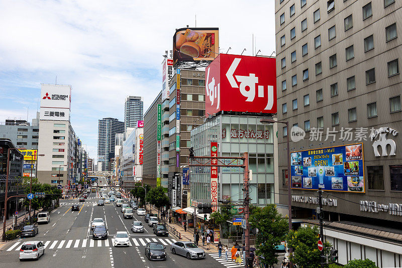 日本大阪梅田地区