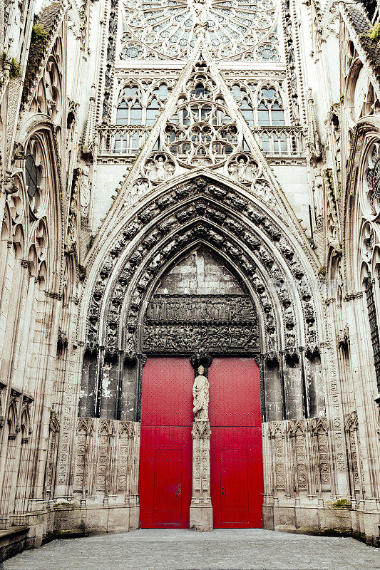 法国诺曼底的鲁昂大教堂