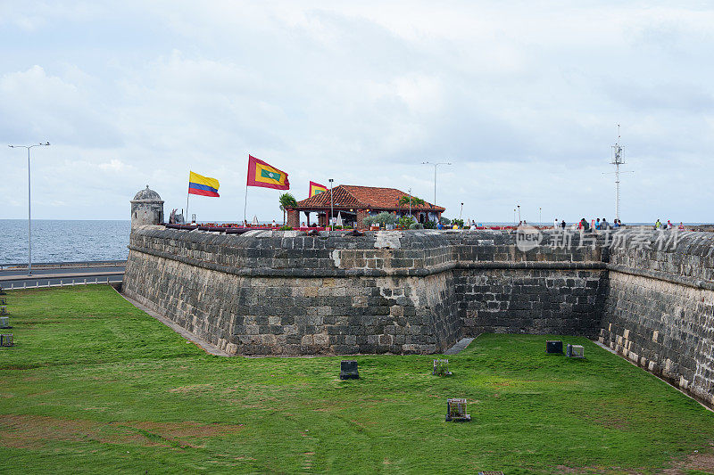 哥伦比亚卡塔赫纳寨城全景图