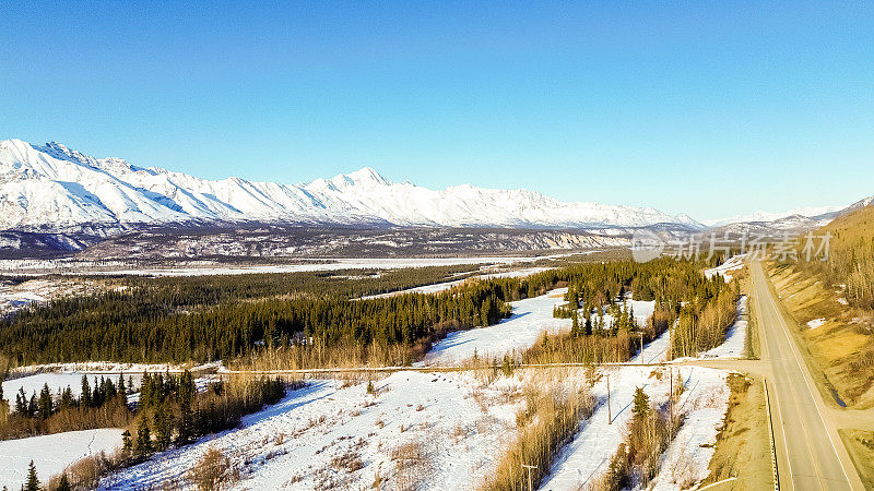 阿拉斯加迷人的风景