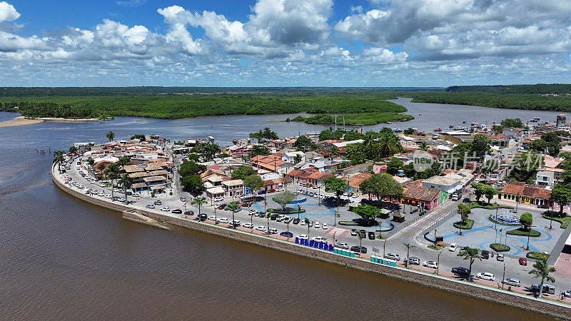 巴伊亚港塞古罗市中心。巴西东北部。历史性的城市。