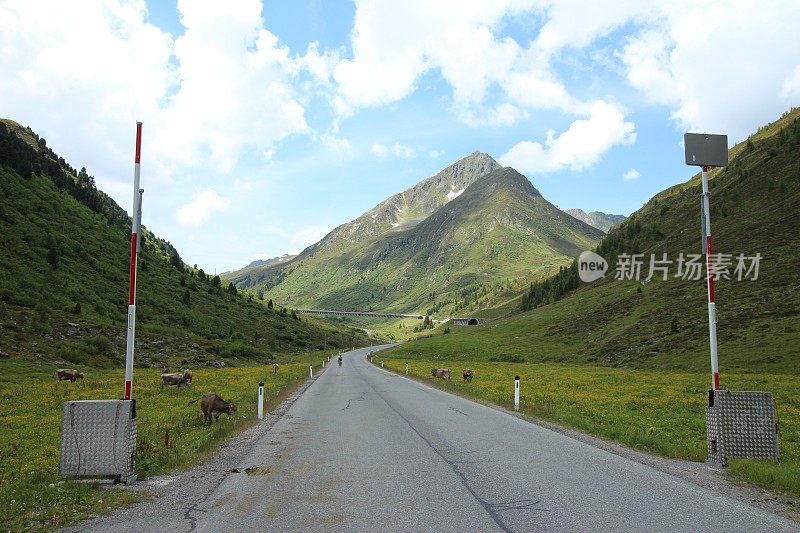 阿尔卑斯山的门和路，塞尔雷纳尔，奥地利蒂罗尔