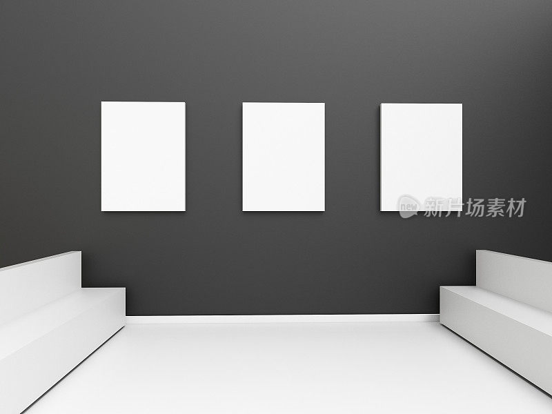 空房画廊工作室展览白色当代艺术