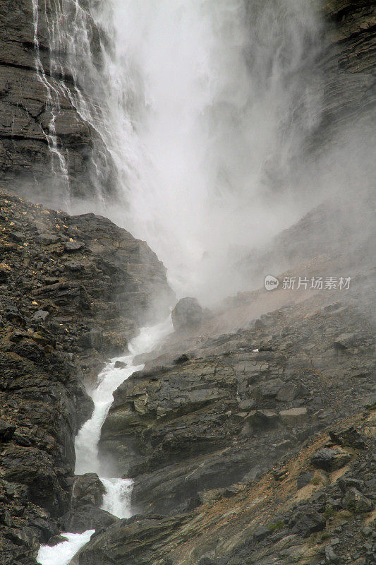 不列颠哥伦比亚省的塔卡考瀑布