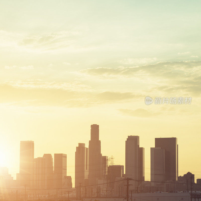 洛杉矶天际线全景