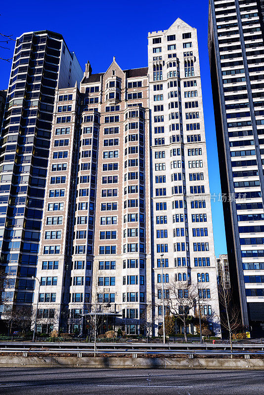高层公寓，芝加哥湖滨大道