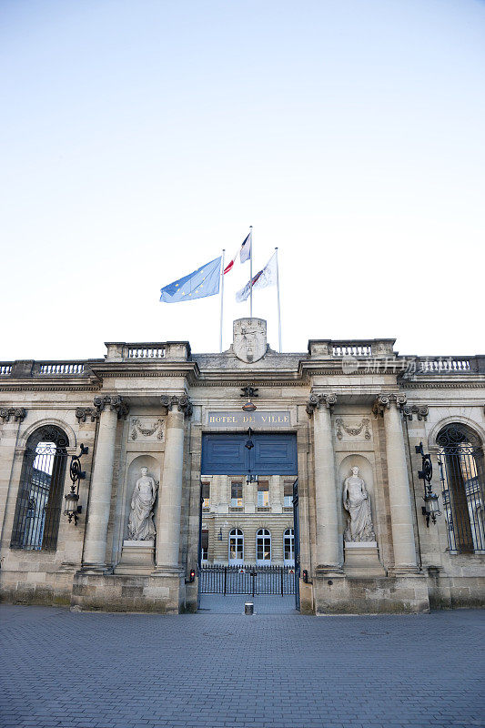 法国波尔多市政厅入口