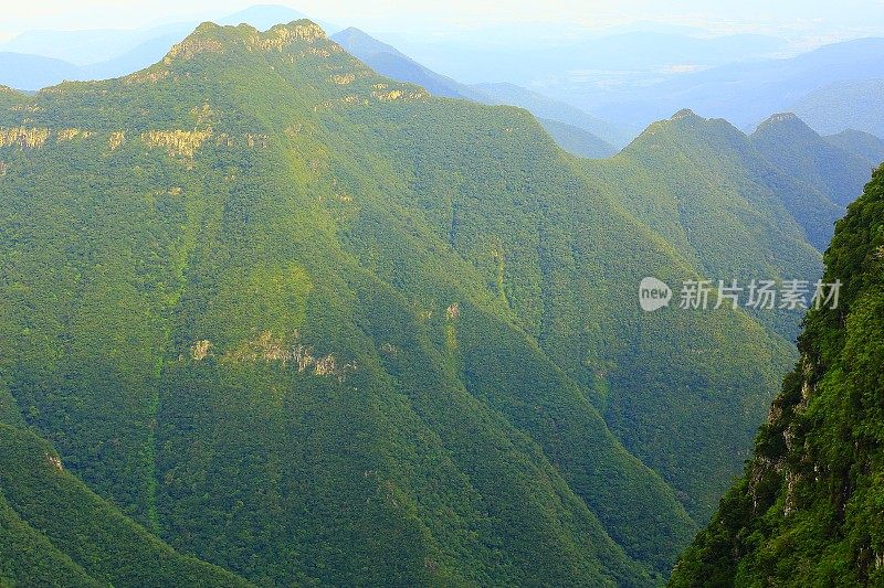 黑鬼峡谷，南里约热内卢大do，圣卡塔琳娜，巴西